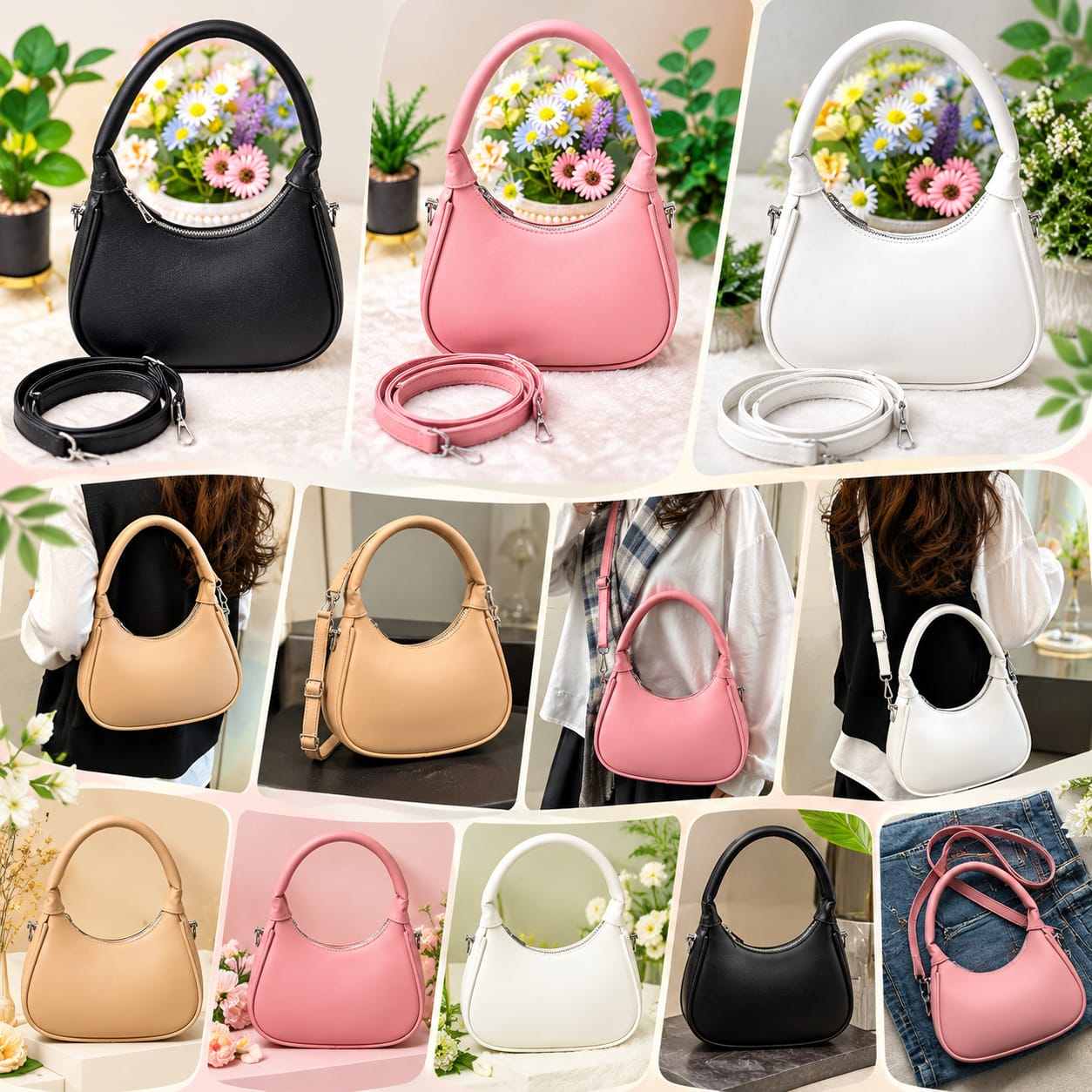 Versatile Satchel Shoulder Bag